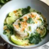 Coconut Poached Cod with Ginger and Lime