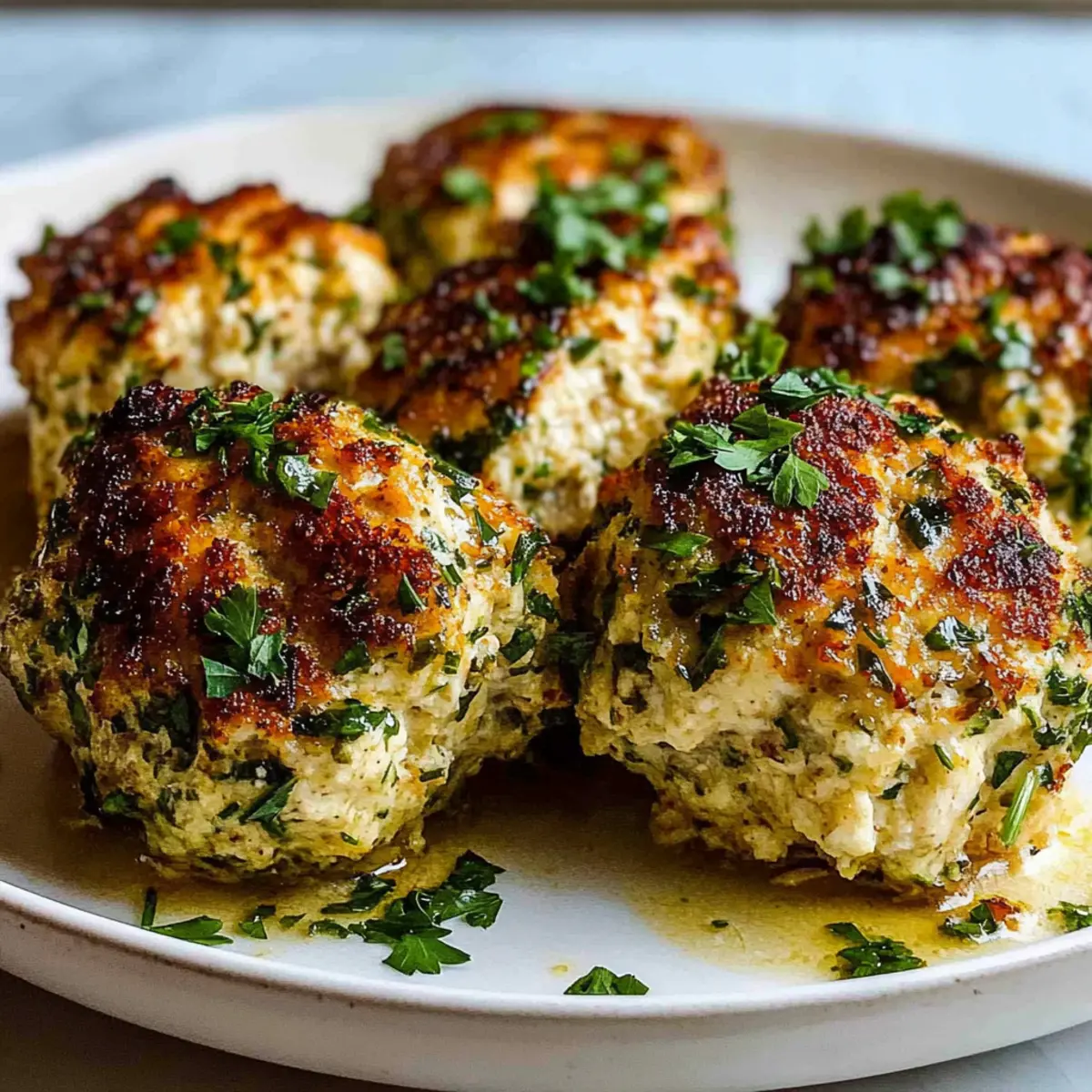Garlic Parmesan Chicken Meatloaves for Cozy Family Nights 5 Garlic Parmesan Chicken Meatloaves