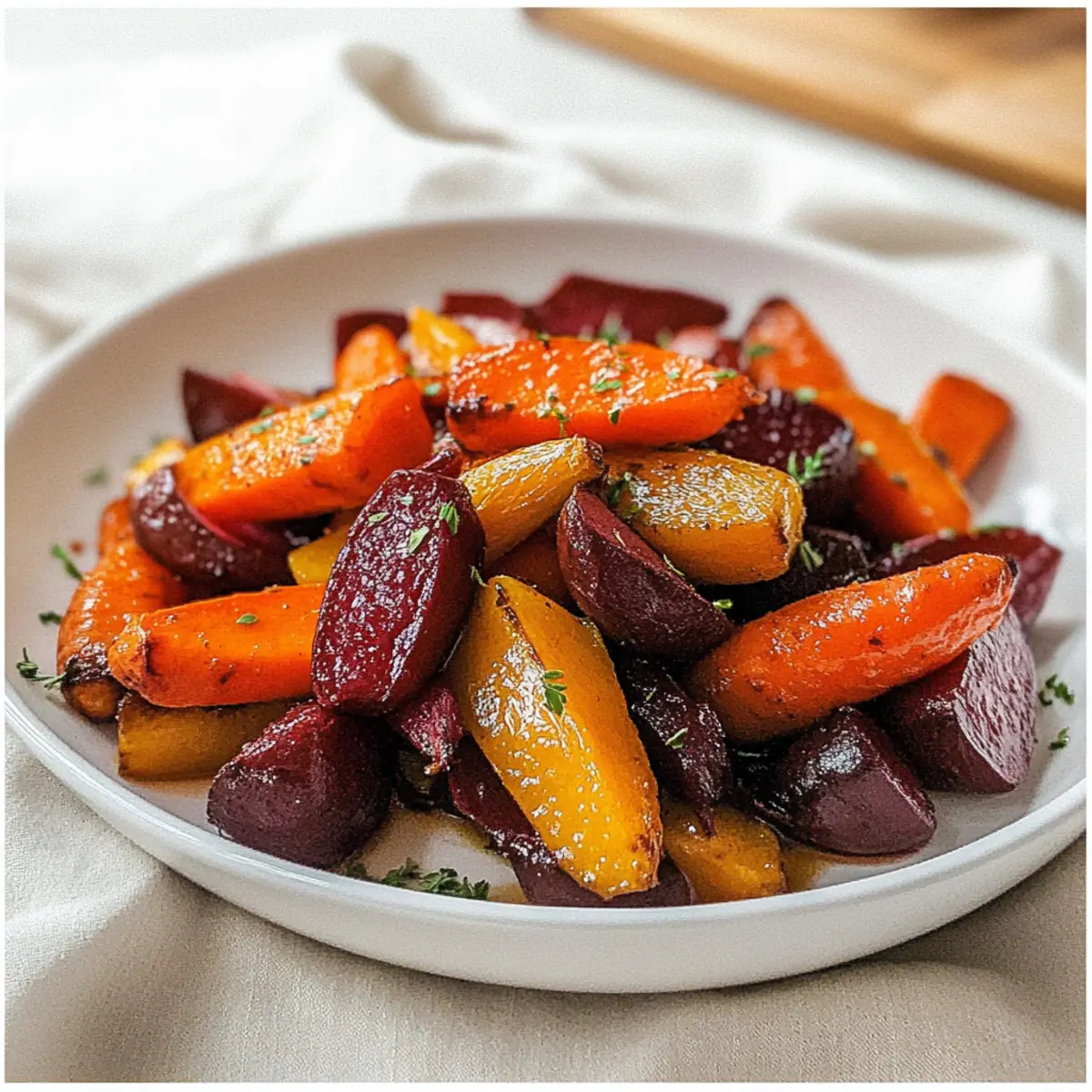 Honey Roasted Carrots and Beets