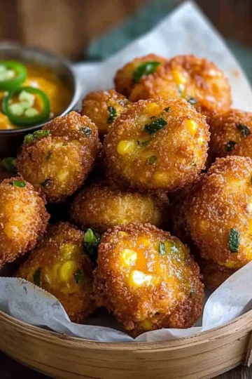 Crispy Jalapeno Corn Nuggets