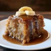 Sticky Banana Bread Pudding Cake