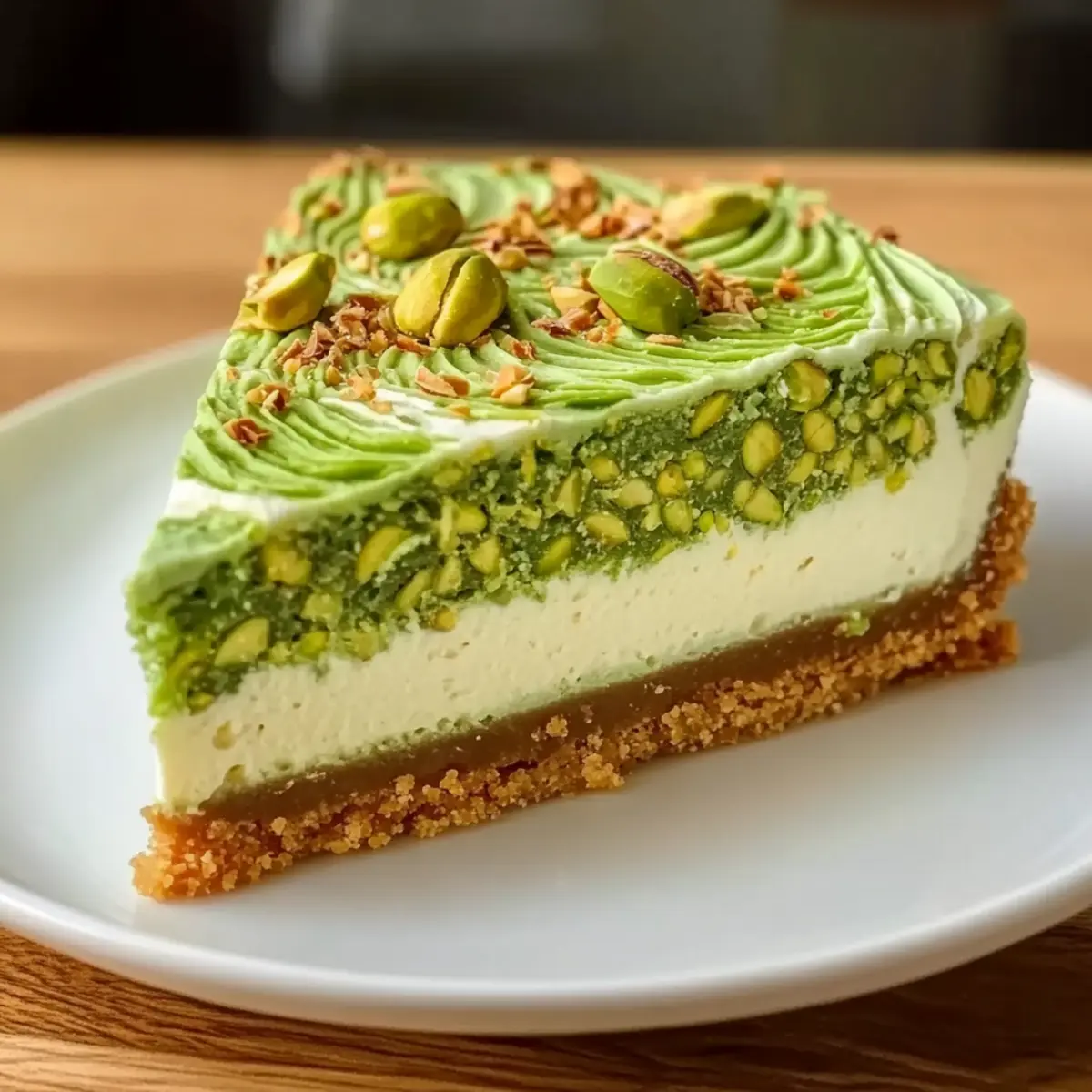 St Patrick’s Day Pistachio Cheesecake