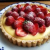 Vanilla Custard & Strawberry Tart