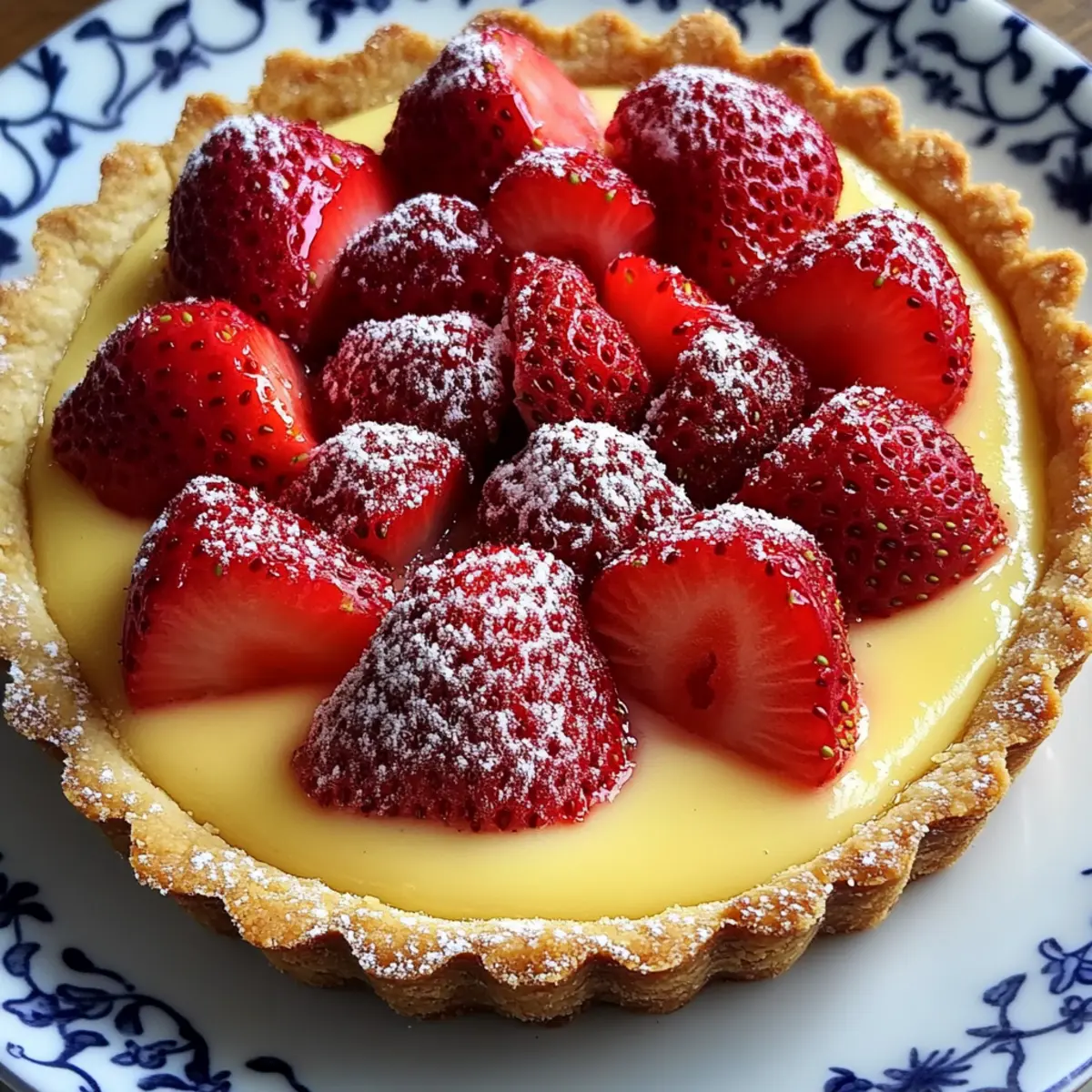 Decadent Vanilla Custard & Strawberry Tart for Summer Bliss 2 864faecf d26d 454a 8863 5e87ece89f93 2 twzpjg