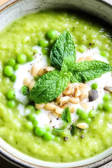 Quick Pea and Mint Soup Recipe