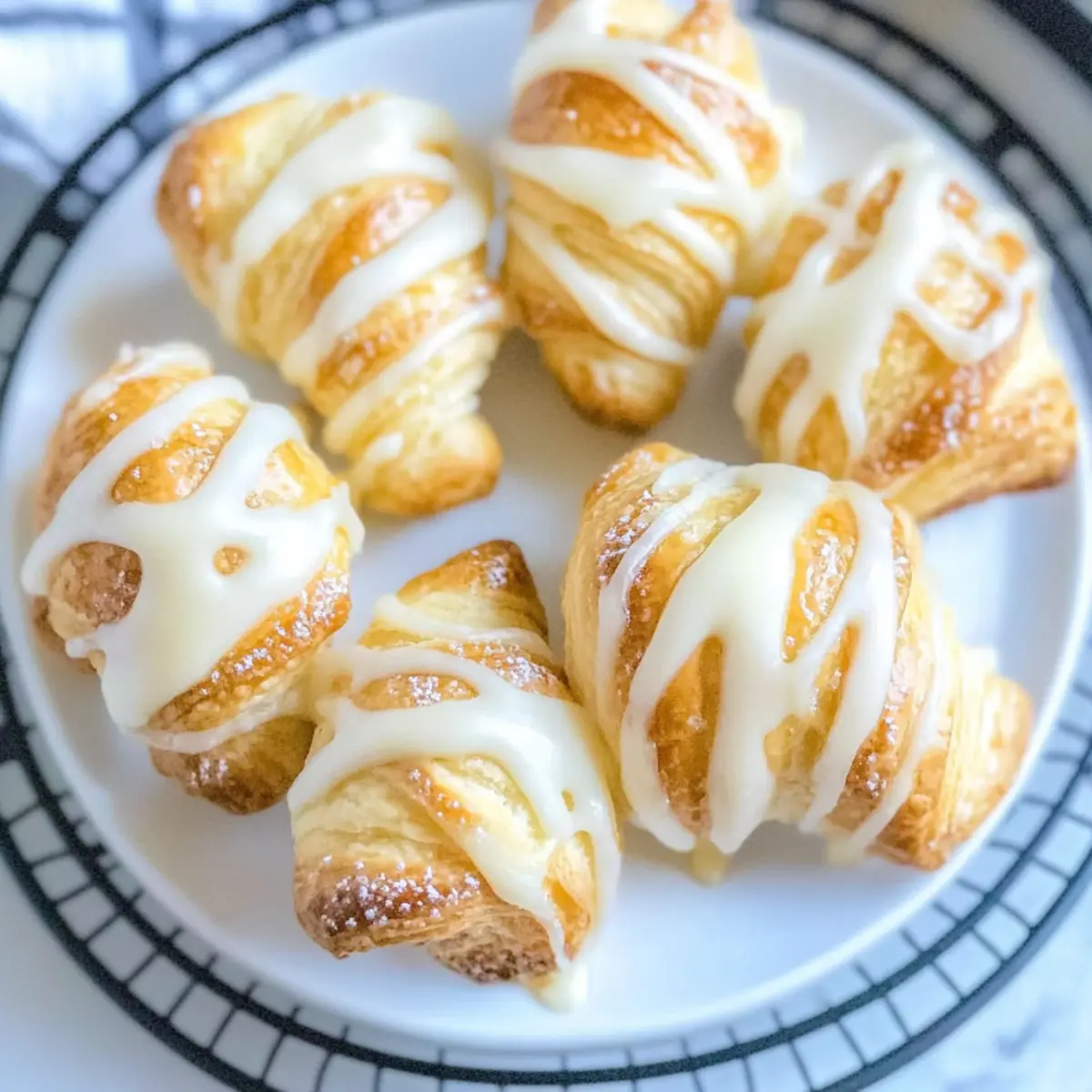 Flaky Pastry Butterhorns Delight