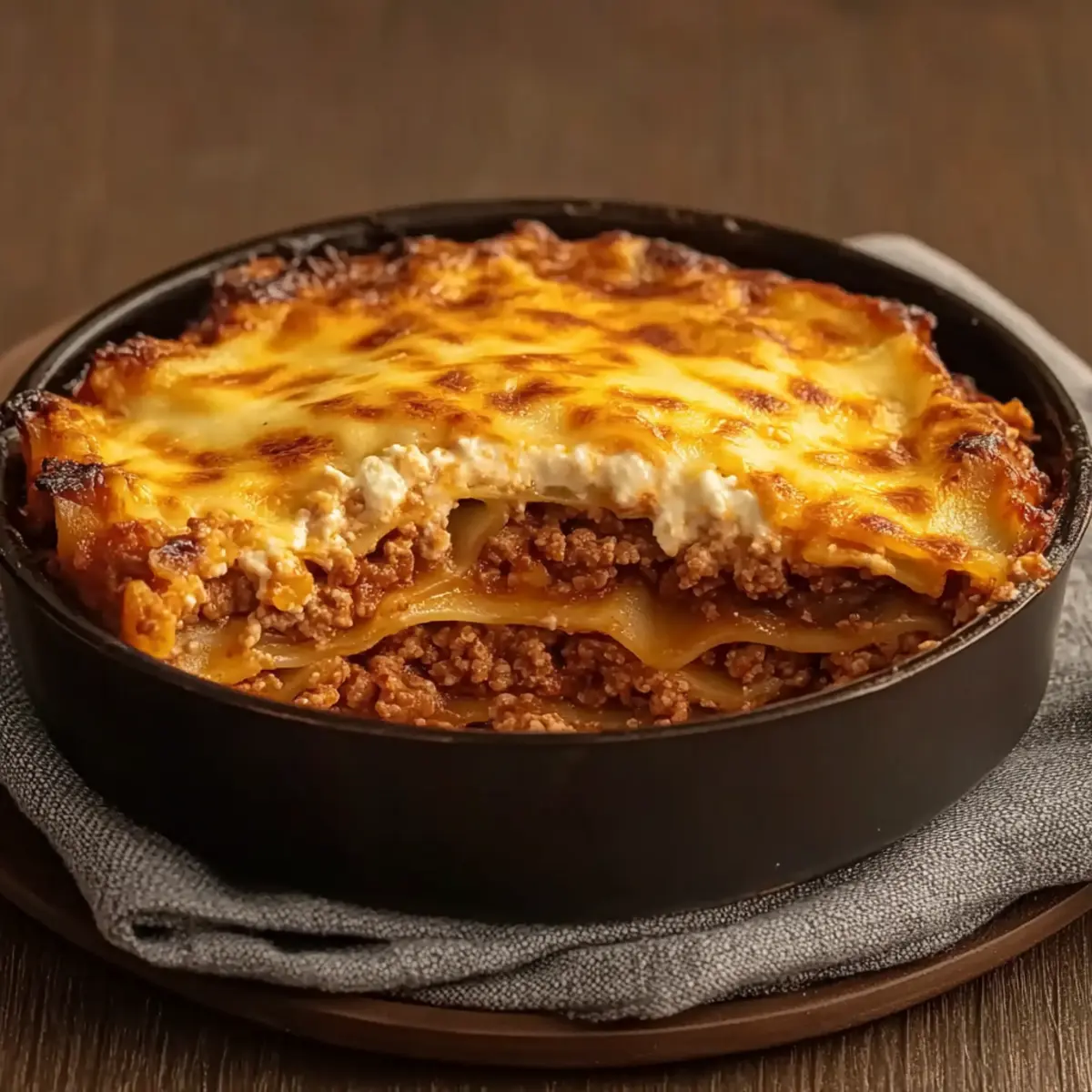 Low Carb Meat Carnivore Lasagna