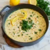 Greek Lemon Avgolemono Soup