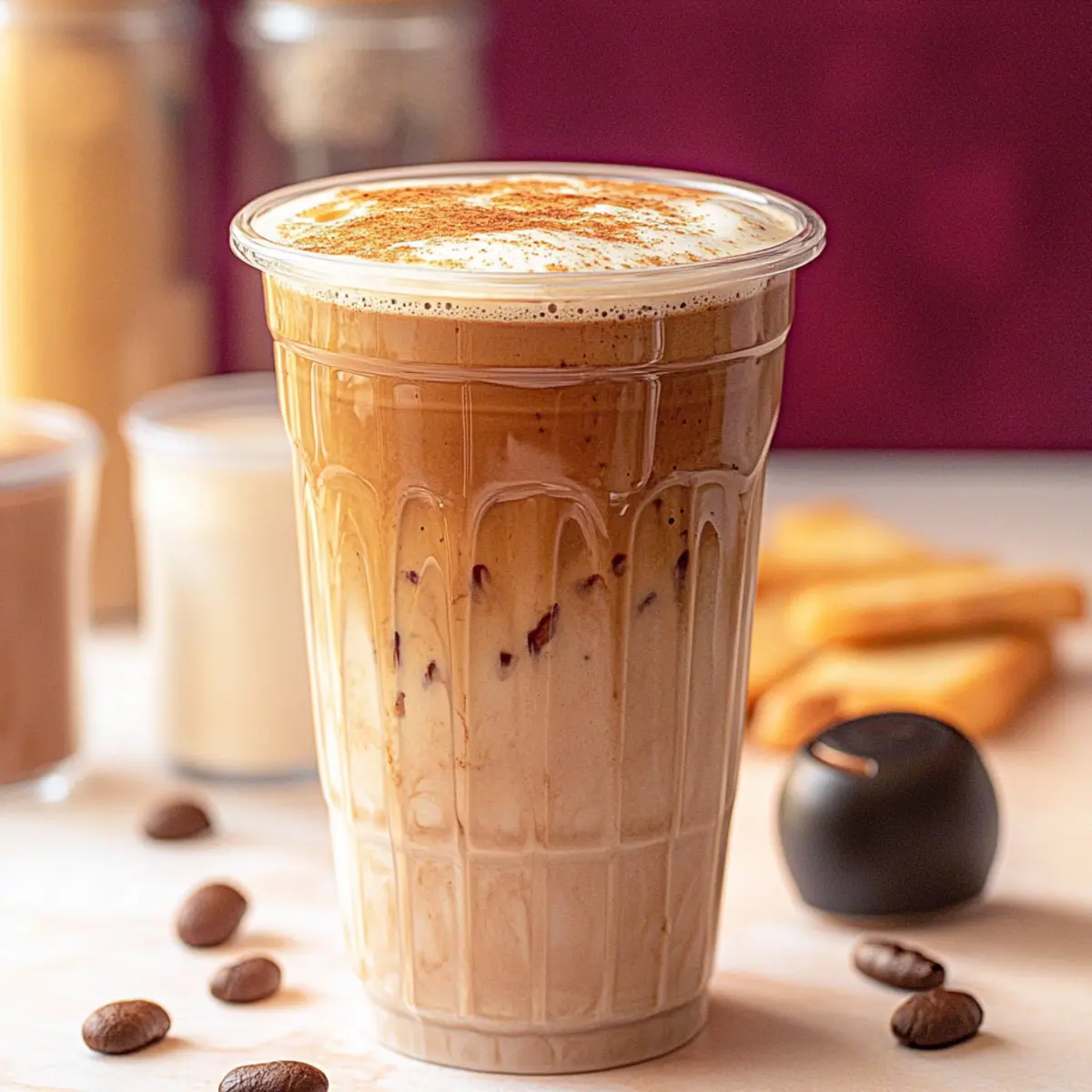Viral French Toast Iced Latte
