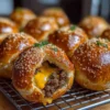 Cheeseburger Pretzel Bombs