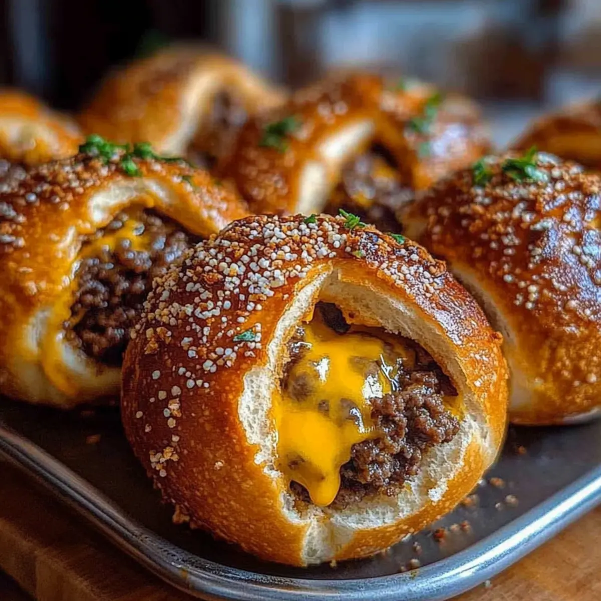 Cheeseburger Pretzel Bombs: Your Next Party Favorite! 2 a91adbfb 8d6b 4483 985e