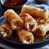 Oven-Fried Feta Rolls with Chili Honey