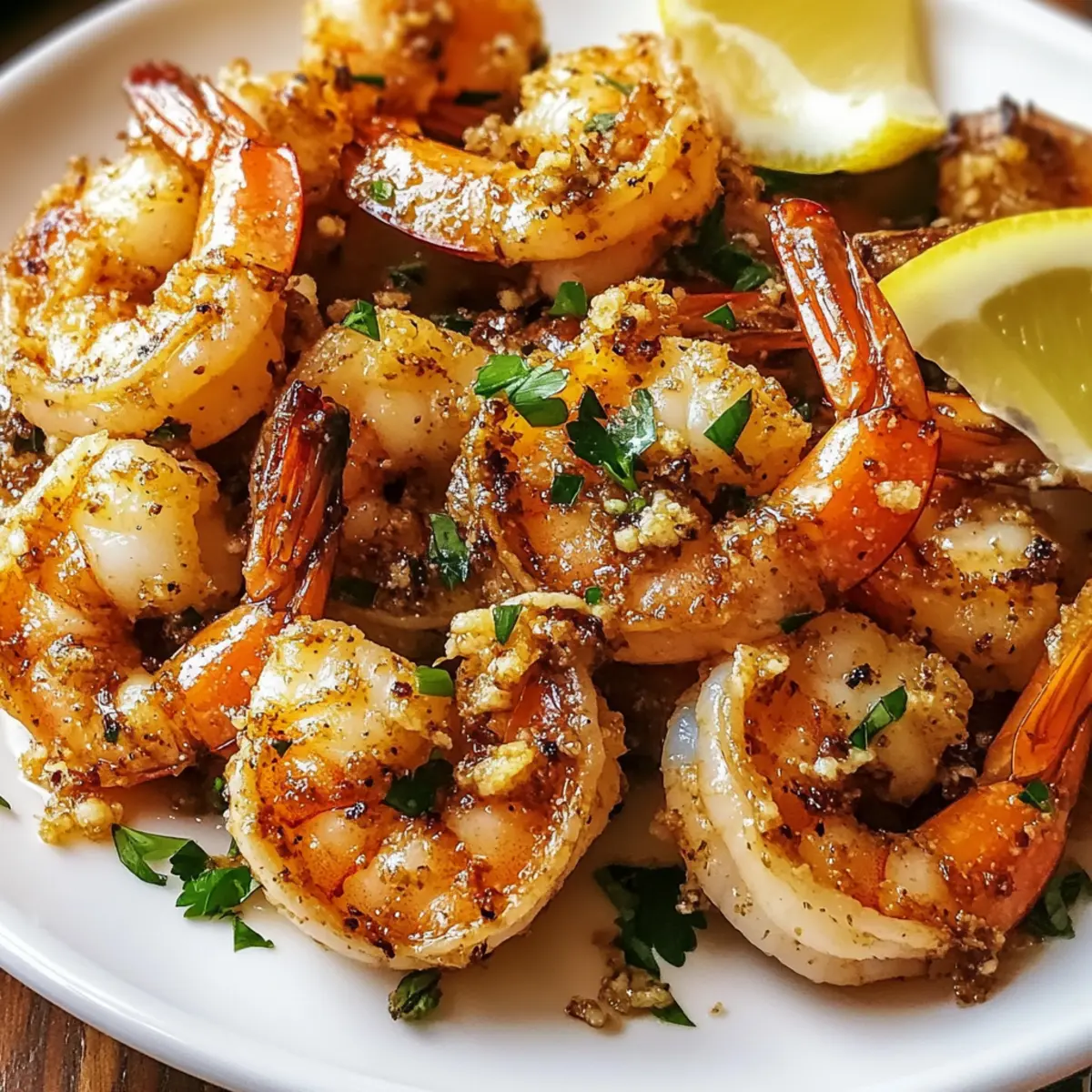 Savory Hawaiian Garlic Shrimp