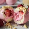 Easter Strawberry Egg Bombs