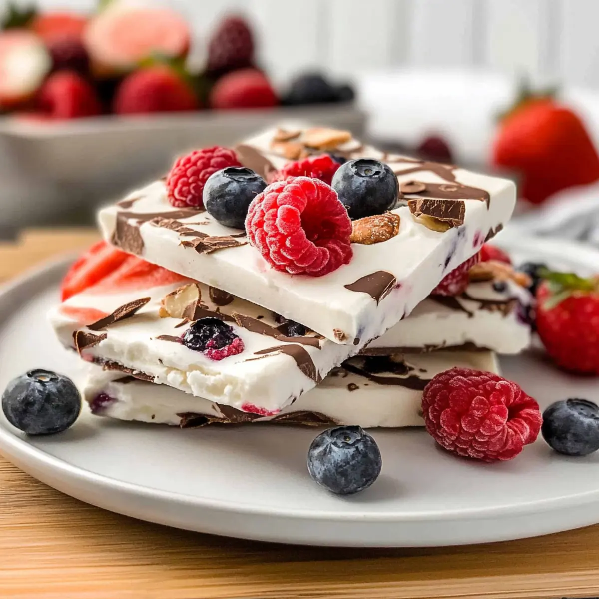 Frozen Yogurt Bark