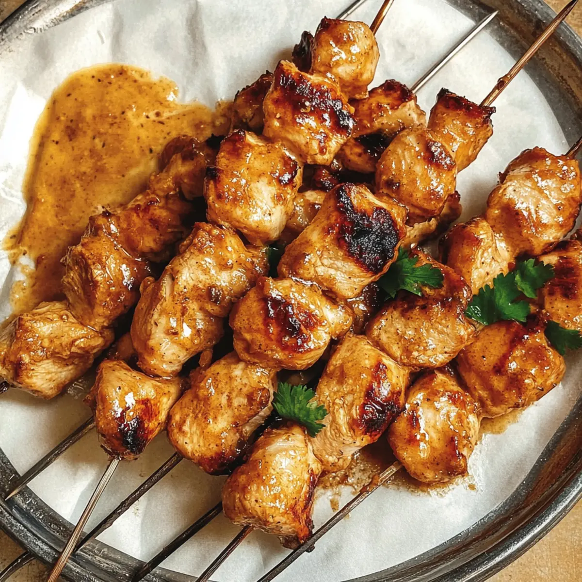 Grilled Chicken Skewers