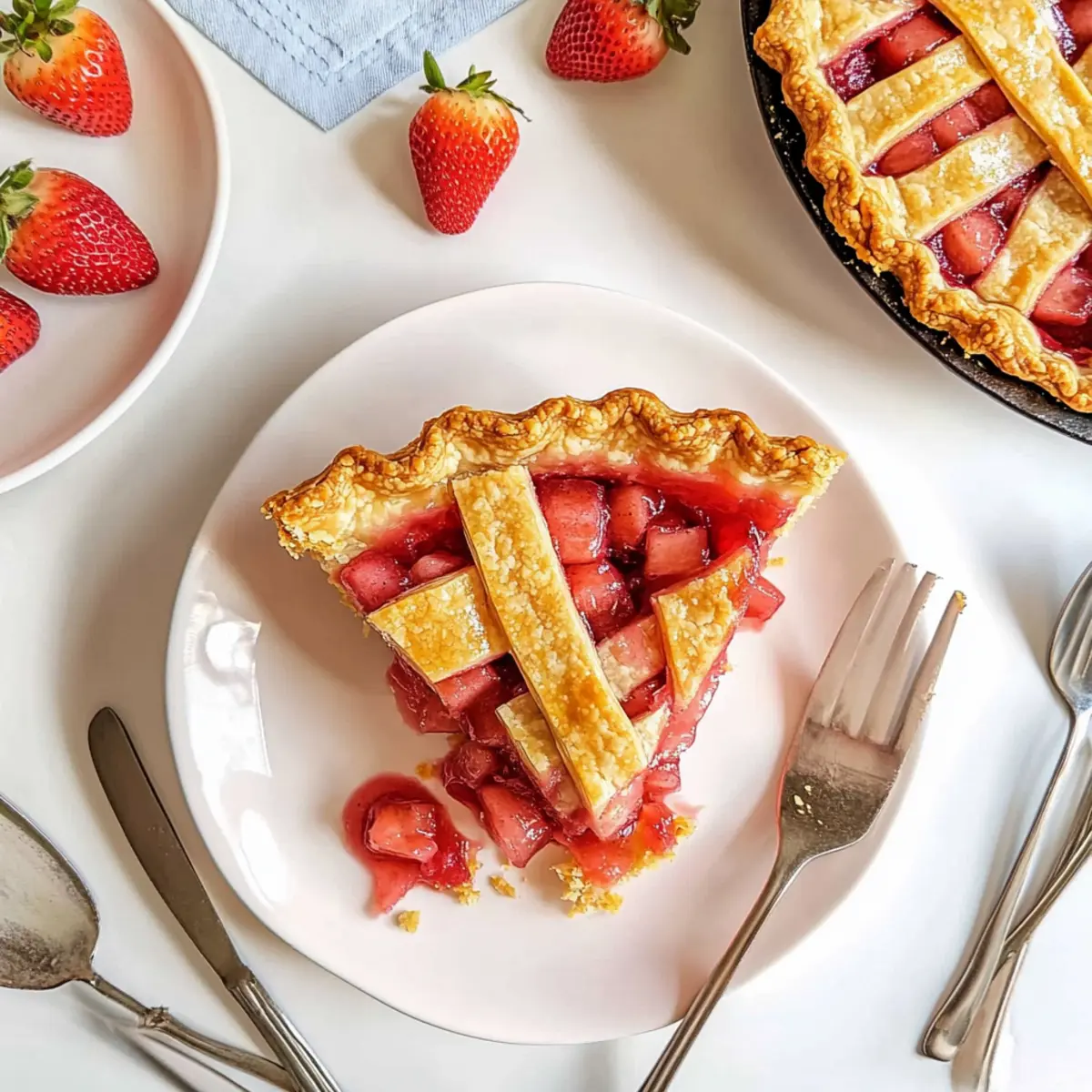 Strawberry Rhubarb Pie