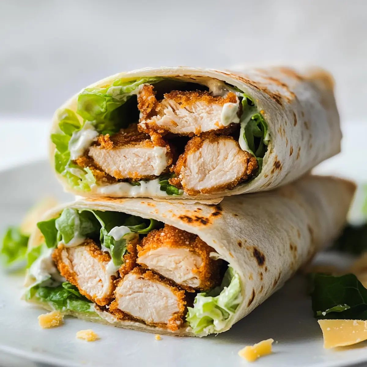 Chicken Caesar Wraps