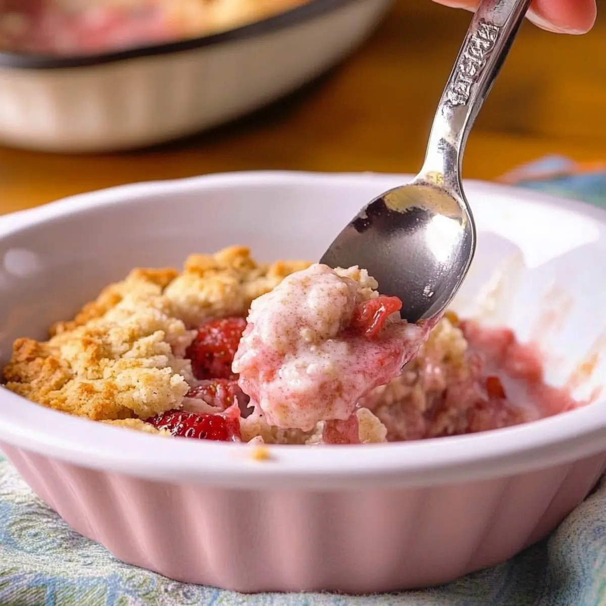 Rhubarb Crisp