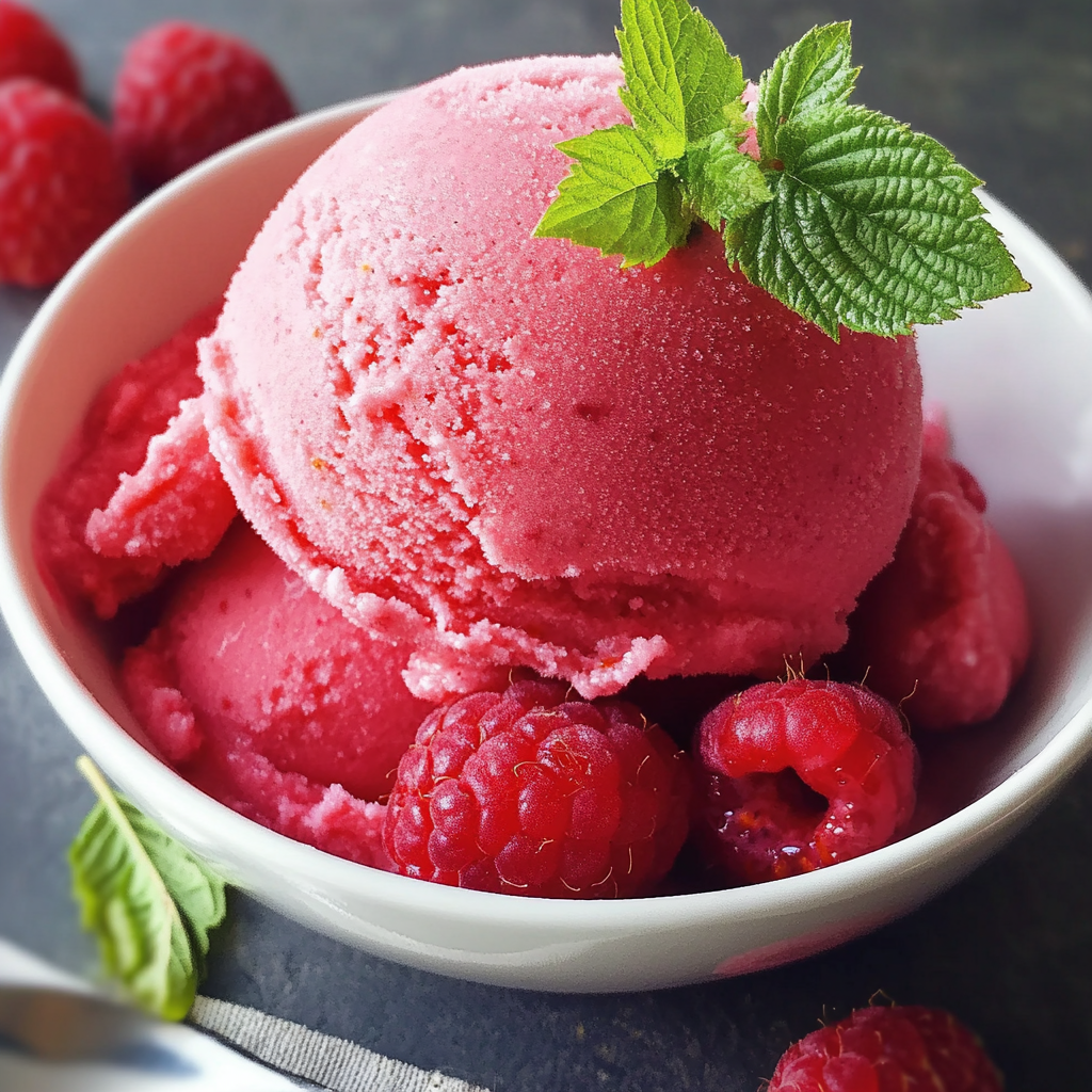 Homemade Raspberry Sorbet Recipe for Summer Treats