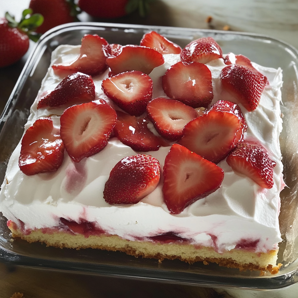 Strawberry Poke Cake: The Ultimate Summer Dessert 7 Strawberry Poke Cake: The Ultimate Summer Dessert