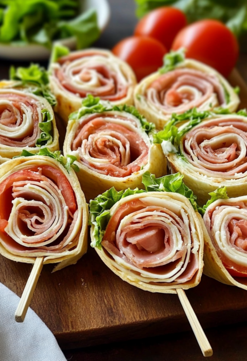 Easy Pinwheel Sandwiches for Parties and Lunches