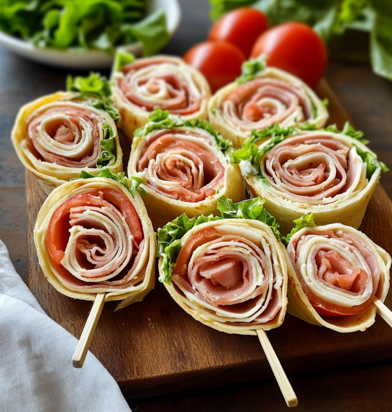 Easy Pinwheel Sandwiches for Parties and Lunches 1 Easy Pinwheel Sandwiches for Parties and Lunches