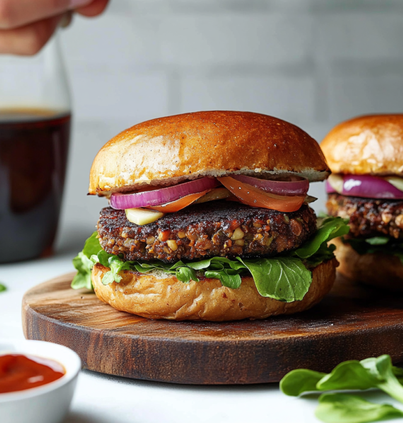 Delicious Spicy Mushroom Veggie Burgers for Grilling Season 1 Delicious Spicy Mushroom Veggie Burgers for Grilling Season