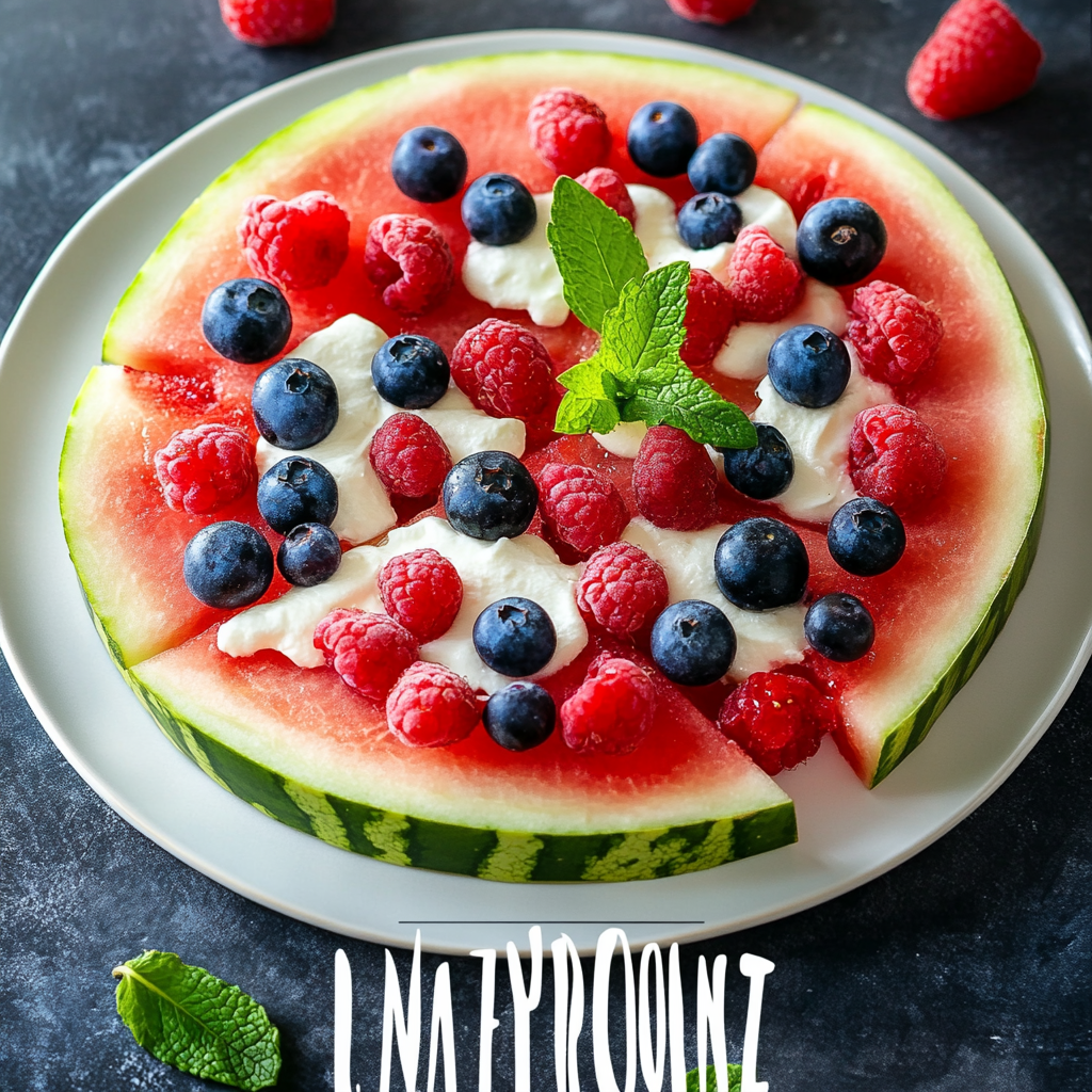 Watermelon Pizza 2 Watermelon Pizza