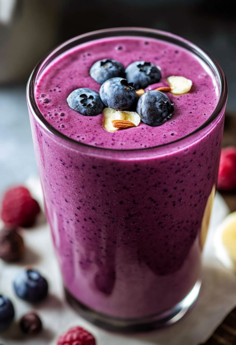 Blueberry Smoothie Recipe: Easy Healthy Breakfast