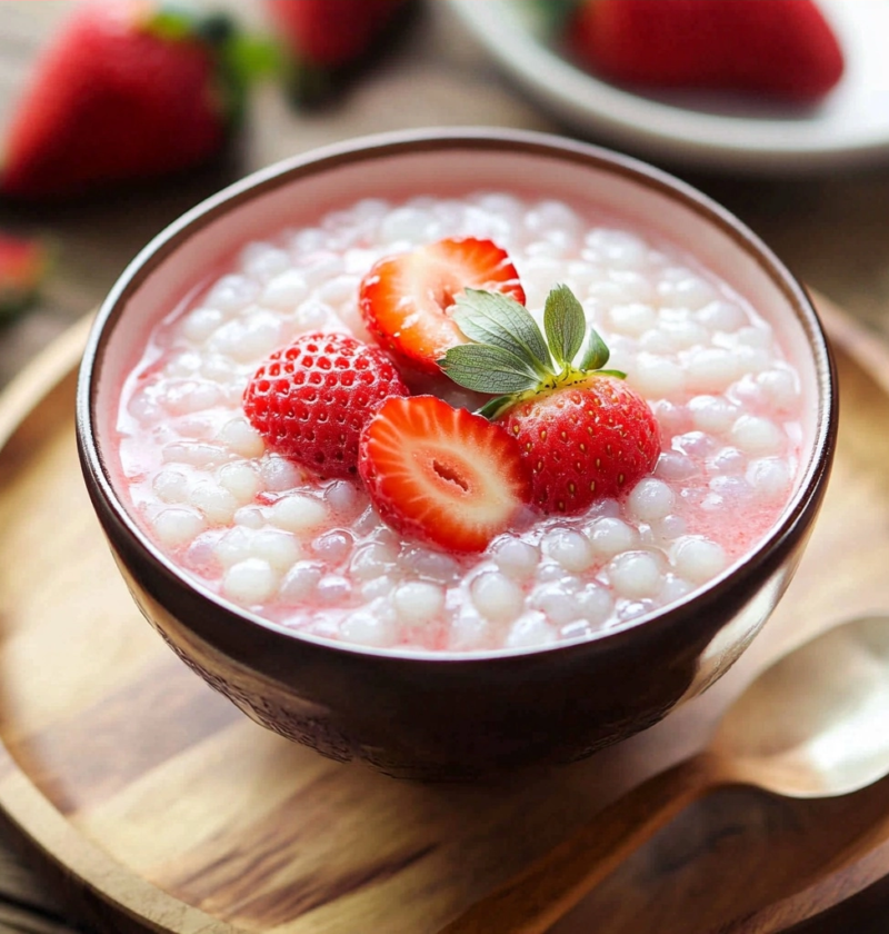 Strawberry Sago Recipe for Delicious Tropical Desserts 3 Strawberry Sago Recipe for Delicious Tropical Desserts