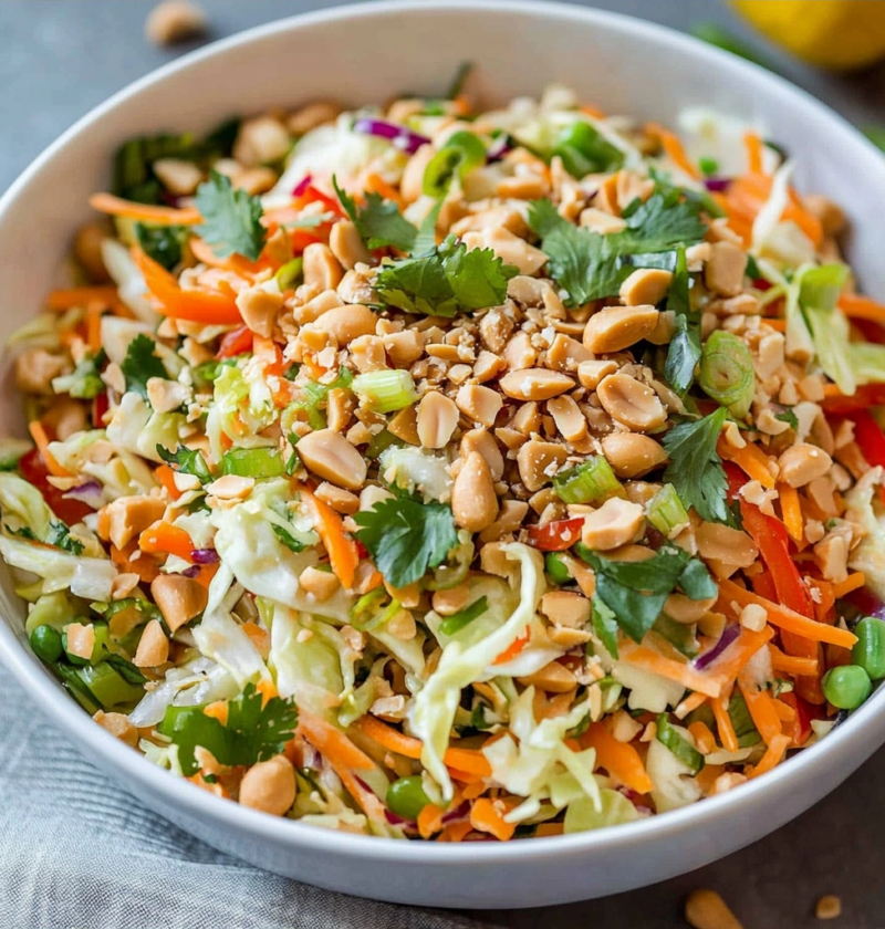 Thai Peanut Salad Recipe: Vibrant Freshness in Every Bite 3 Thai Peanut Salad Recipe: Vibrant Freshness in Every Bite