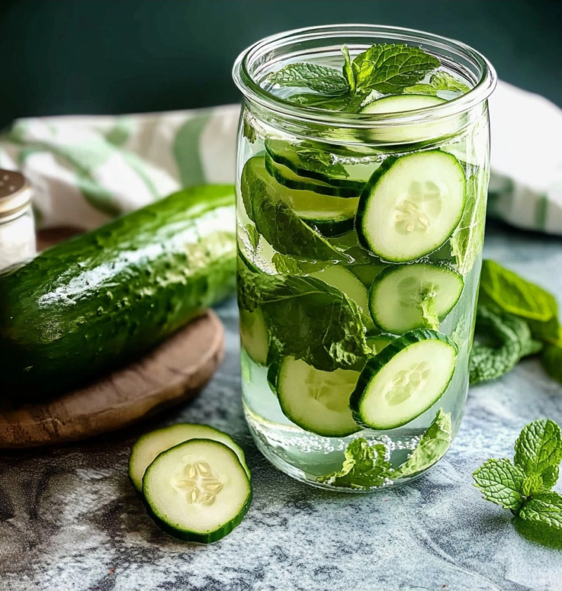 Cucumber Mint Water Recipe for Refreshing Hydration 2 Cucumber Mint Water Recipe for Refreshing Hydration