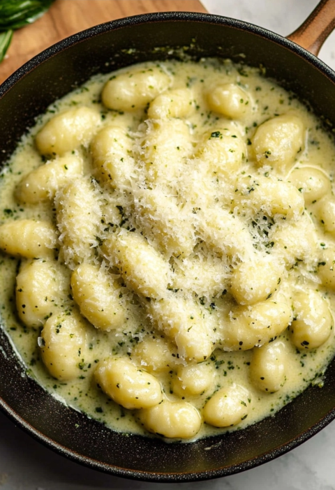 Creamy Pesto Gnocchi Skillet Recipe for Quick Dinners