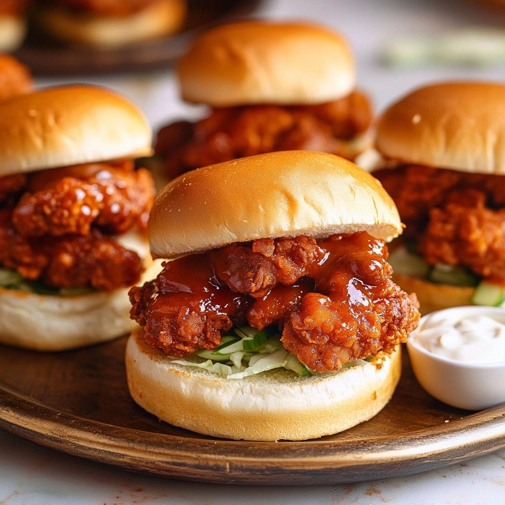 Nashville Hot Chicken Sliders Recipe for Home Cooks 2 Nashville Hot Chicken Sliders Recipe for Home Cooks