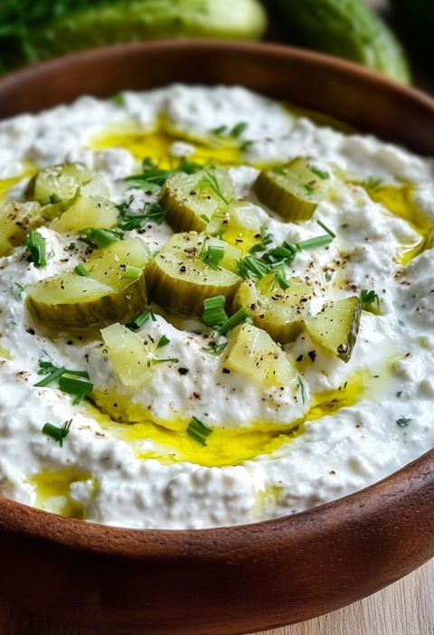 Cottage Cheese Pickle Dip Recipe for Ultimate Snack