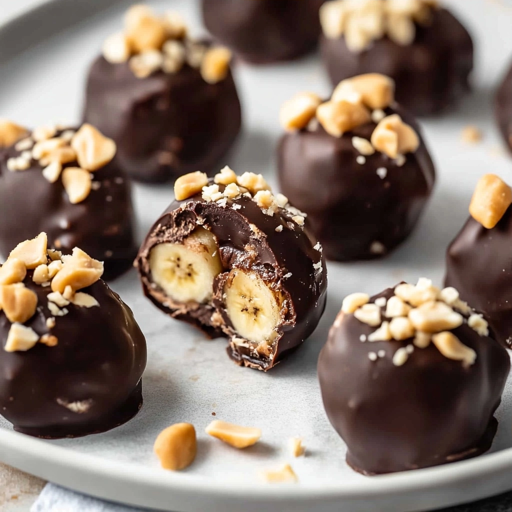 Frozen Banana Snickers Bites A Healthy No-Bake Recipe 2 Frozen Banana Snickers Bites A Healthy No-Bake Recipe
