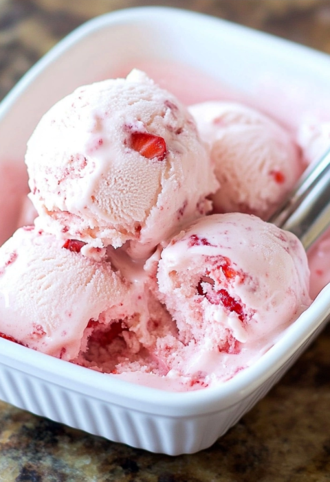 Strawberry Ice Cream Recipe for Cool Refreshing Summer Treats