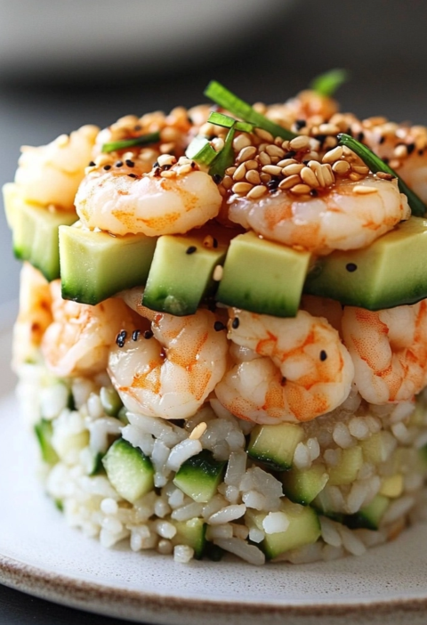 Shrimp Sushi Stacks Recipe for Quick Healthy Dinners