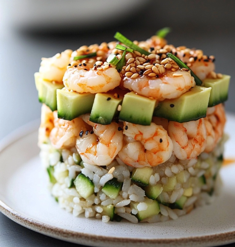 Shrimp Sushi Stacks Recipe for Quick Healthy Dinners
