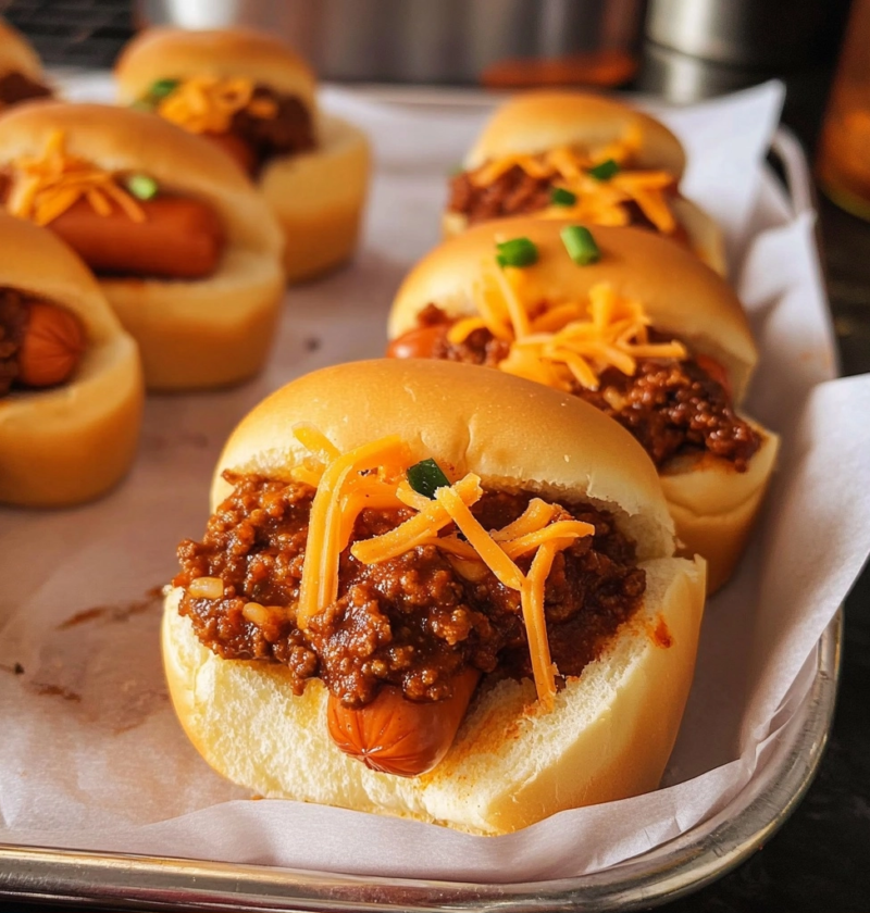Chili Cheese Dog Sliders Recipe Ultimate Game Day Appetizer