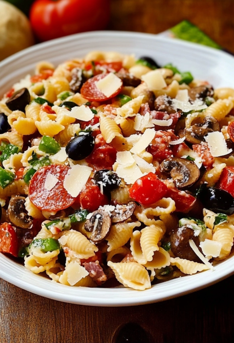 Pizza Pasta Salad